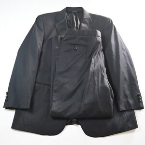 Pronto Moda 44R 38x30‎ Black Charles Super 140s Merino Wool Mens Tux Tuxedo